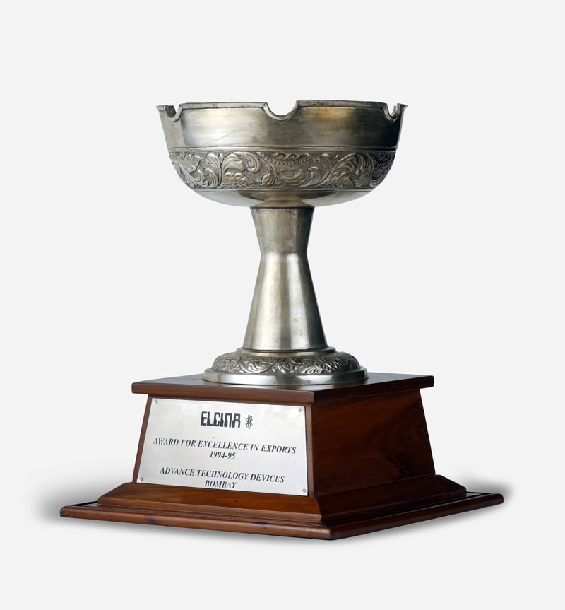 1994 95 Elcina Award for Excellence in Exports Advanced Technology Devices Bombay Tandon Group GB