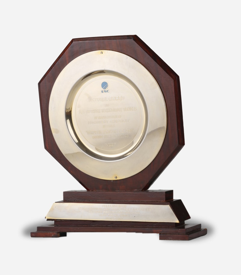 1995 96 ESC SECTORAL AWARD Highest Export Computer Hardware Advanced Technology Devices Tandon Group GB