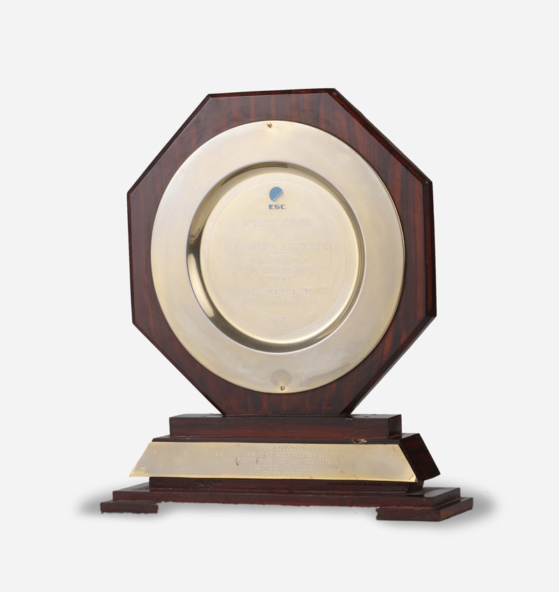 1995 96 ESC SPECIAL AWARD Tancom Electronics Outstanding Export Computer Hardware January 29 1997 Tandon Group GB
